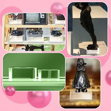 Acrylic Square Display Block Set for Collectibles