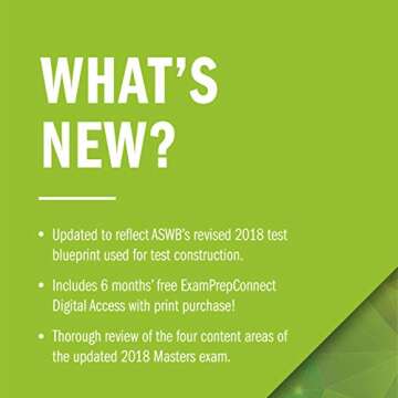 Social Work ASWB Masters Exam Guide, Second Edition: A Comprehensive Study Guide for Success - Book and Free App – Updated ASWB Study Guide Book with a Full ASWB Practice Test