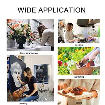 Stylish ZQFFB Cross Back Apron for Cooking & Crafting