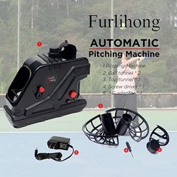 Furlihong 3809BH Tennis Ball Machine - Perfect for All Players