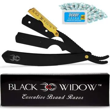 Gold Professional Barber Straight Razor for Precision Shaving