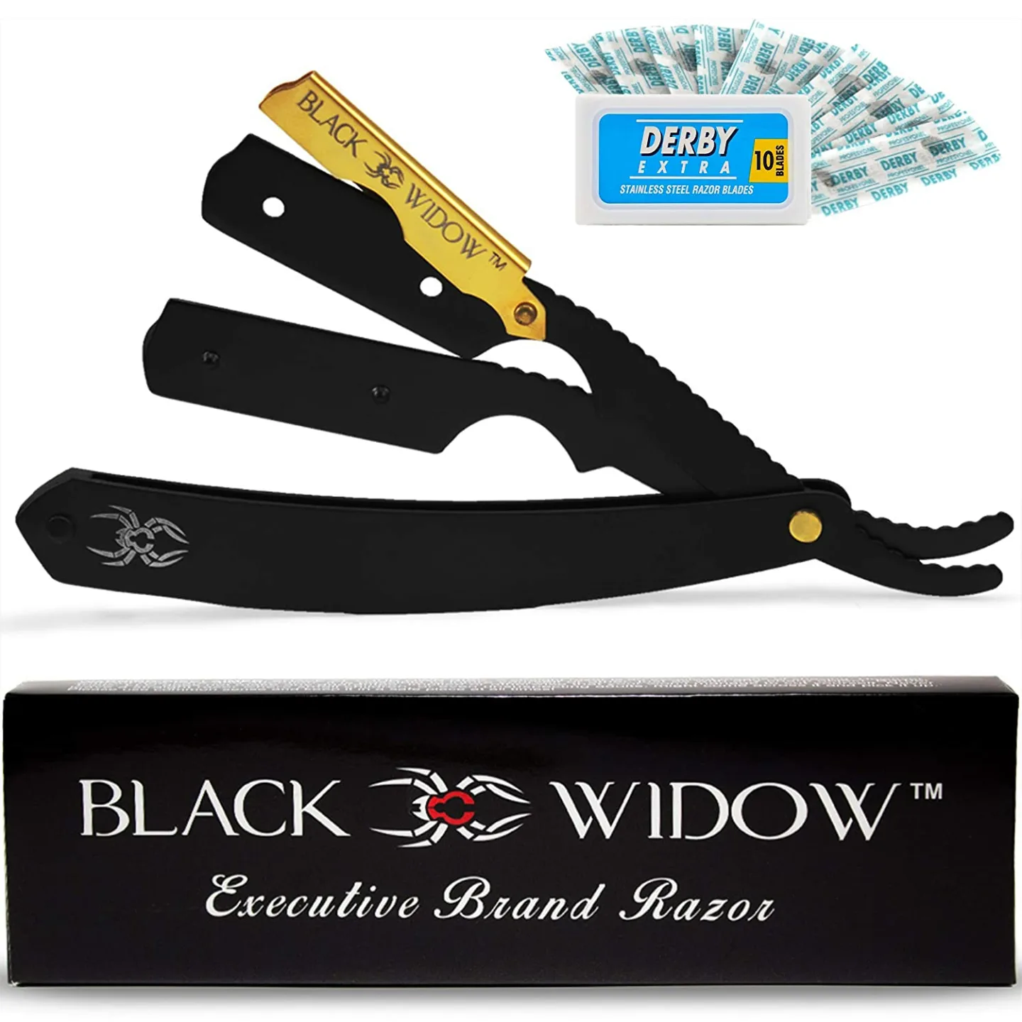 Gold Professional Barber Straight Razor for Precision Shaving