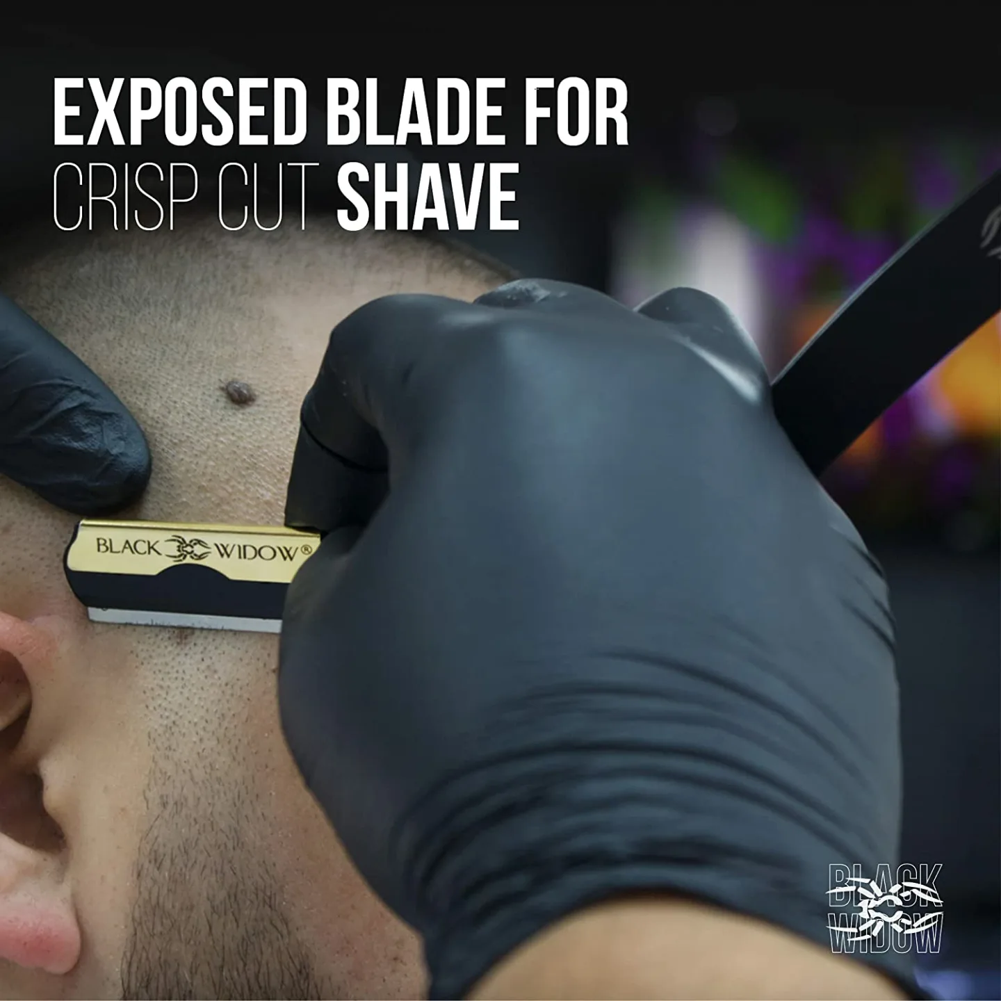 Gold Professional Barber Straight Razor for Precision Shaving