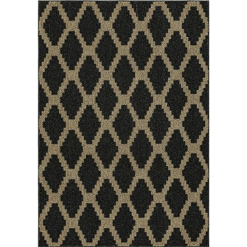 Stylish Mohawk Home Chism Black Area Rug 5' x 7'