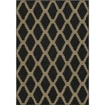 Stylish Mohawk Home Chism Black Area Rug 5' x 7'