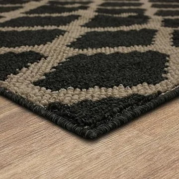 Stylish Mohawk Home Chism Black Area Rug 5' x 7'