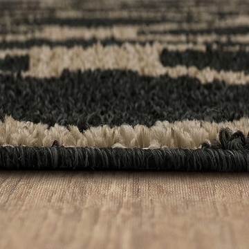 Stylish Mohawk Home Chism Black Area Rug 5' x 7'