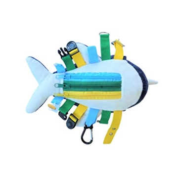 SENSORY4U Narwhal Buckle Pillow Fine Motor Skills Toy