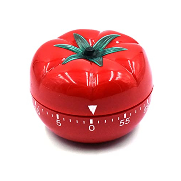 Kitchen Craft Mechanical Wind Up 60 Minutes Timer 360 Degree Rotating Tomato Shape Kitchen Cooking T...