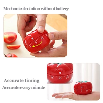 Charming Tomato Kitchen Timer for Fun & Efficiency