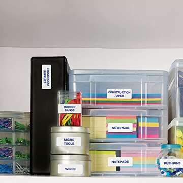 Avery Printable Return Address Labels with Sure Feed, 2/3" x 1-3/4", White, 600 Blank Mailing Labels (18294)