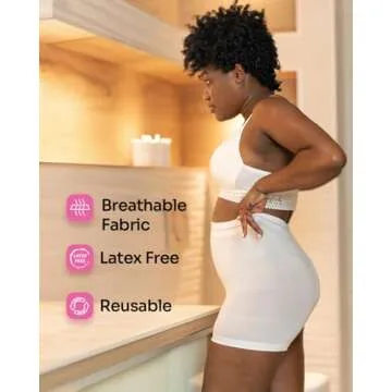 Mommy First® High-Waisted Postpartum Underwear | Soft, Breathable, Stretchable Maternity Panties for C-Section & Vaginal Delivery Recovery | Disposable & Washable | Waist 28" to 42" | Pack of 4