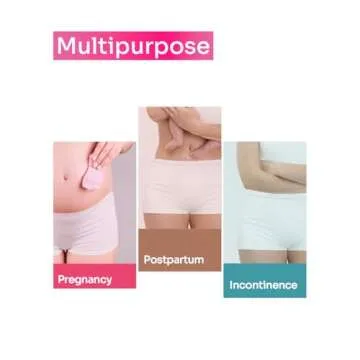 Mommy First® High-Waisted Postpartum Underwear | Soft, Breathable, Stretchable Maternity Panties for C-Section & Vaginal Delivery Recovery | Disposable & Washable | Waist 28" to 42" | Pack of 4