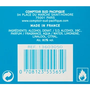 Comptoir Sud Pacifique Vanille Abricot Eau de Toilette Spray, 1 Fl Oz