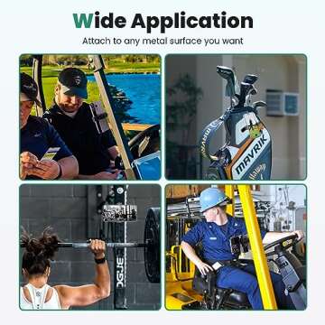 Golf Cart Phone Holder, Strong Magnetic Cell Phone Mount for Golf, Portable Golf Cart Accessories, A...