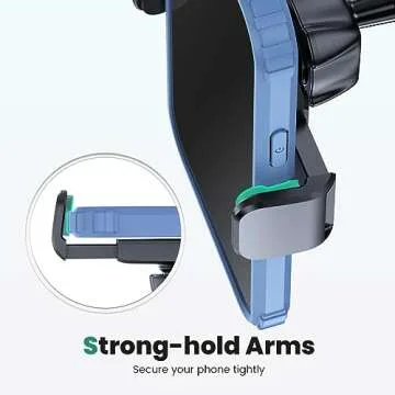 Golf Cart Phone Holder, Strong Magnetic Cell Phone Mount for Golf, Portable Golf Cart Accessories, Attaches to EZGO/Club Car/Yamaha/Metal Surface, Magnetic Gym Phone Holder Fits All 4.7-6.5" Phones