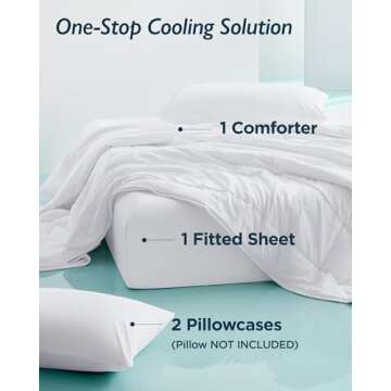 Breescape Cooling Comforter Set - Ultimate Sleep Experience