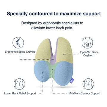 C CUSHION LAB Lumbar Pillow for Back Pain Relief