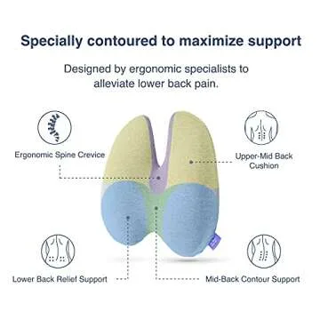 C CUSHION LAB Lumbar Pillow for Back Pain Relief
