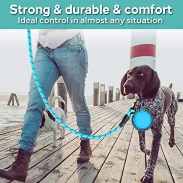 COOYOO Reflective Dog Leash Pack - Durable & Comfortable
