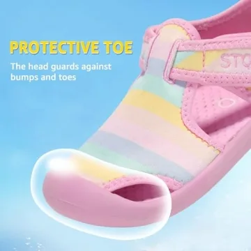 STQ Girls Quick Dry Water Shoes for Summer Fun