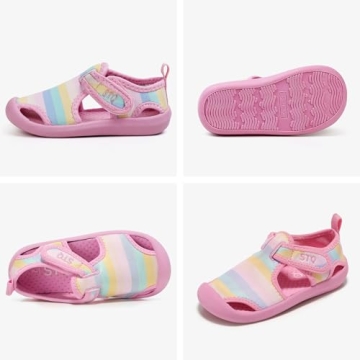 STQ Girls Quick Dry Water Shoes for Summer Fun