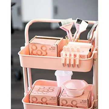 Framar Rosé All Day Embossed Roll Aluminum Foil, Hair Foils For Highlighting - Medium 320 ft