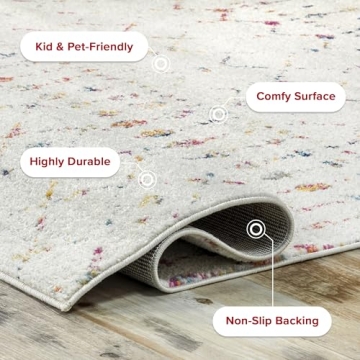 nuLOOM 8x10 Moroccan Blythe Area Rug - Durable & Stylish