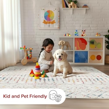 nuLOOM 8x10 Moroccan Blythe Area Rug - Durable & Stylish