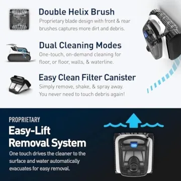 Polaris PCX 868 iQ Smart Robotic Pool Cleaner for 50ft Pools