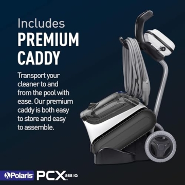 Polaris PCX 868 iQ Smart Robotic Pool Cleaner for 50ft Pools