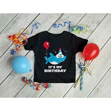 Shark Birthday Shirt for Kids 1st 2nd Birthday Outfit