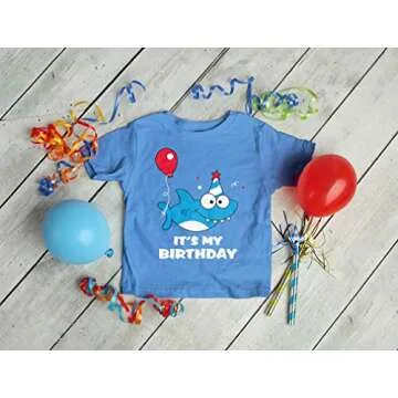 Shark Birthday Shirt for Kids 1st 2nd Birthday Outfit