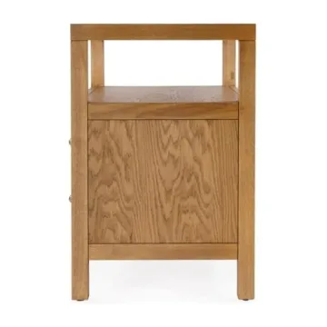Butler Specialty Company Nora 2 Drawer Wood Wide Nightstand - Natural