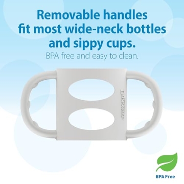 Dr. Brown's Silicone Baby Bottle Handles for Easy Gripping