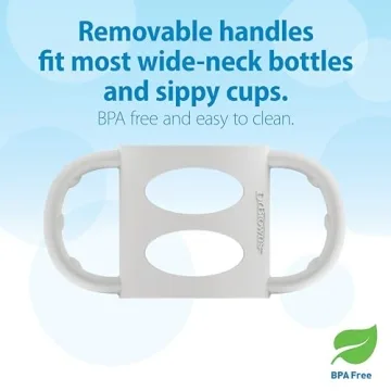 Dr. Brown's Silicone Baby Bottle Handles for Easy Gripping