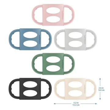 Dr. Brown's Silicone Baby Bottle Handles for Easy Gripping