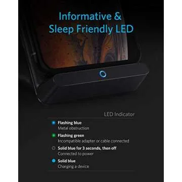 Anker 2-Pack 313 Wireless Charging Stand, Qi-Certified for iPhone 16/15/14/13 Series, 10W Fast Charging for Galaxy S23/S22/S21 (No AC Adapter)