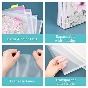 Caydo 42 Pieces Scrapbook Paper Storage Organizer