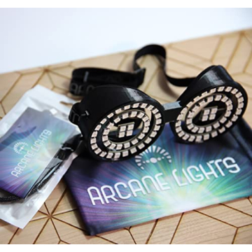 Shop Arcane Lights Rezz LED Goggles - 20 Animations, 30 Colors