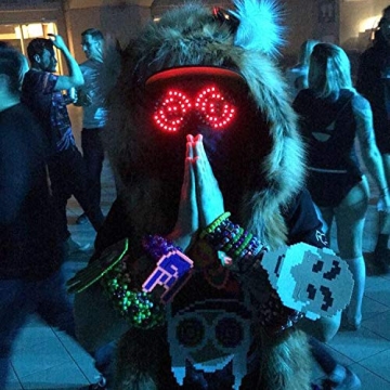 Shop Arcane Lights Rezz LED Goggles - 20 Animations, 30 Colors