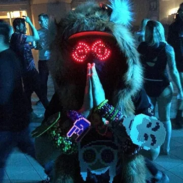 Shop Arcane Lights Rezz LED Goggles - 20 Animations, 30 Colors