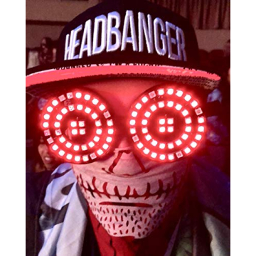 Shop Arcane Lights Rezz LED Goggles - 20 Animations, 30 Colors