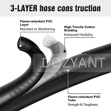 DozyAnt 4FT Propane Adapter Hose for Outdoor Cooking