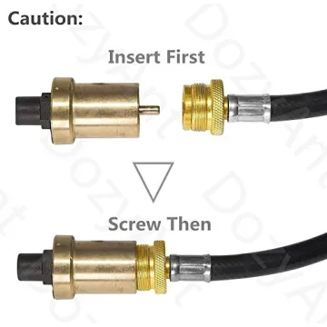 DozyAnt 4FT Propane Adapter Hose for Outdoor Cooking