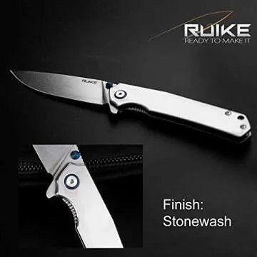 Ruike Pocket Knife Folding EDC Tactical Tool for Men