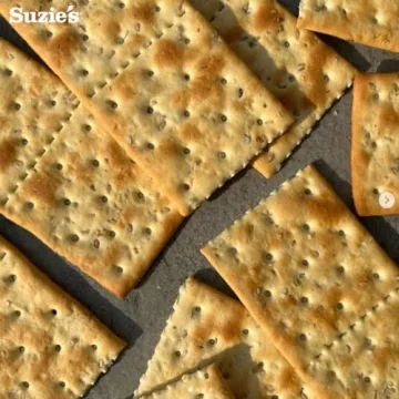 Suzie's Organic Saltines Crackers with Olive Oil - Healthy Snack