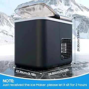 CSIHOP Portable Ice Maker with App Control and Fast Ice Production