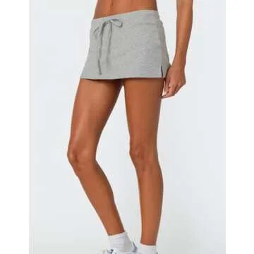 NUFIWI Y2k Tie Waist Mini Skirt - Stylish & Comfy!
