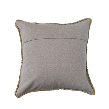 Creative Co-Op Cotton Throw Pillow Cover Embroidered Multicolor